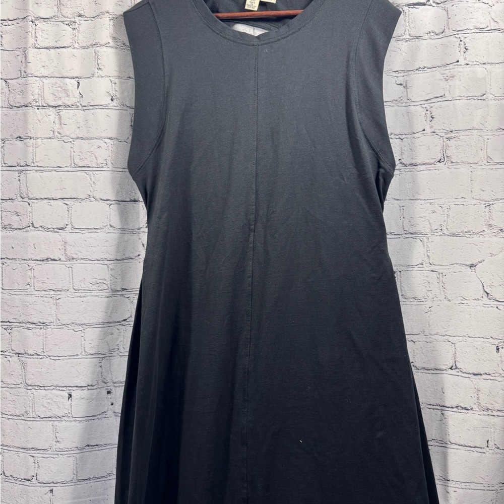 FP Beach Simone Maxi Dress Chic Black Sleeveless Dress